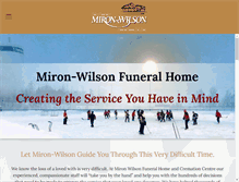 Tablet Screenshot of mironwilson.com